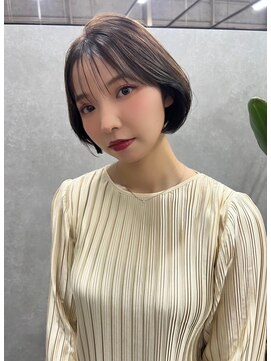 オズ 郡山駅前店(OZ) 周りと差がつくラベンダーグレー大人可愛いベージュレイヤーロブ
