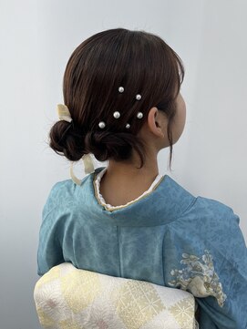 バサラ 大阪梅田店(VASARA) ロング　ヘアセット　カチモリヘア　袴ヘア　訪問着ヘア