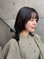 ノラジャーニー(NORA Journey)&nbsp;【阿形】ウルフカットミディアムレイヤーカット黒髪髪質改善