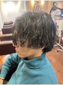 縦落ちスパイラルパーマ