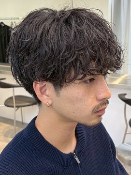 フィフス 札幌大通(fifth) 札幌大通ツイストスパイラルパーマ波巻きパーマメンズマッシュ◆