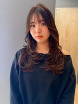 バランス ヘアーアンドアイラッシュ 野田店(balance.) レイヤーカット×ブラウンカラー