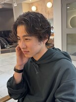 キャンバス バイ ネオリーブ 横浜西口(Canvas by neo.)&nbsp;横浜★センターパートの毛流れパーマ