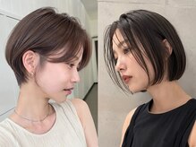 骨格補正で小顔魅せ◎ 絶妙な丸みと束感で作るショート＆ボブ
