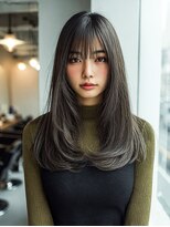 ダル 渋谷/表参道(DAL.)&nbsp;レイヤーカット/ハッシュカット/ダークアッシュ/ブラウン