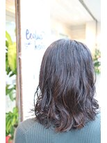 エコルアヘアー(ecolua hair) ダークブラウン×パーマ