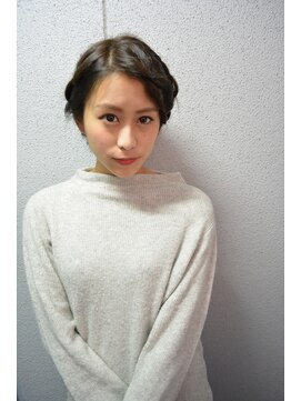 ミューズ 塩釜口店(MUSE) [muse塩釜口]おとなかわいい編み込みアップby高瀬