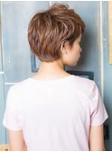 10代20代30代/大人かわいい/フェミニンショート/縮毛矯正