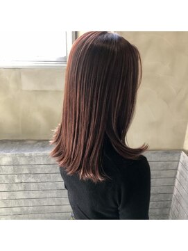 カフネ(CAFUNE) 《藤野お客様スタイル》チェリーレッドカラー