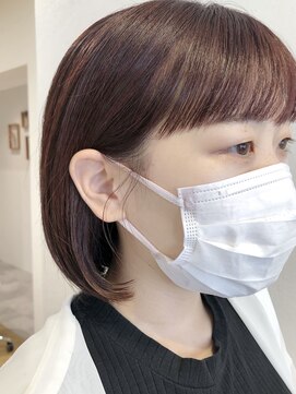 スナオ(sunao) 耳かけワイドバング×ピンクカラー