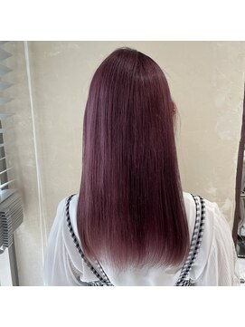 ファブ 千葉店(FaB) ピンクラベンダーボブ/カーキグレージュ/大人かわいい[千葉駅]