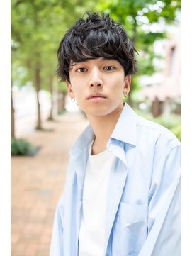 ケアリー 武蔵小杉(Carelly) メンズアップバング×束感ショートマッシュ