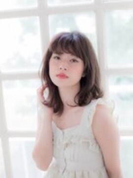 フラミューム たまプラーザ(flammeum) 外はねボブ×アッシュブラウン【フラミュームたまプラーザ】