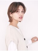 美髪/ホワイトグレージュ/ネビージュ/大人かわいい/[新宿駅］