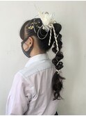 ゆるふわハイポニー