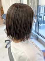 結べるボブ、オリーブブルー