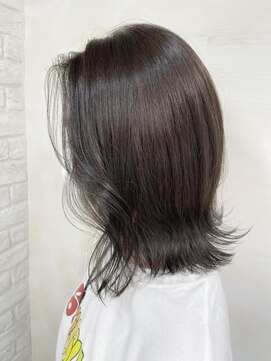 アンククロス 表参道(ANKH CROSS) ブリーチなしオリーブグレー