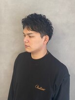 ソアー 新大阪(SOAR) ウケ抜群ツーブロック波巻き束感ショートアップバング【新大阪】