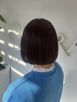 ジャガラ 千葉駅北口店(JAGARA)&nbsp;プツッとbob×ピンクブラウンカラー【千葉駅・千葉駅北口】