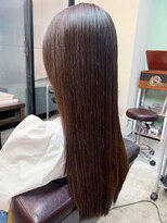 オンスター(ONSTAR)&nbsp;30代40代髪質改善ココアブラウン艶感ストレート透明感ロング