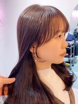ルームバイシー 新宿(Loom. by Sea)&nbsp;韓国風前髪×レイヤーカット【髪質改善/新宿/レイヤーカット】