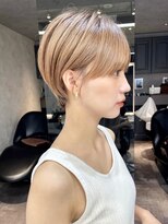 ロンドソレイユ 池袋(Lond soleil)&nbsp;ショート/ボブ/レイヤーカット/グレーベージュ/髪質改善[池袋]