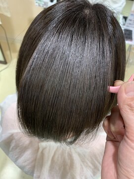 アズール 草加(azule) 髪質改善カラー×カーキベージュ[草加／草加駅東口]