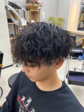 ベルクロー バイ アリープ(Bel.crow by ALEAP) ツイストスパイラルパーマ/ツーブロック/ニュアンスデザイン