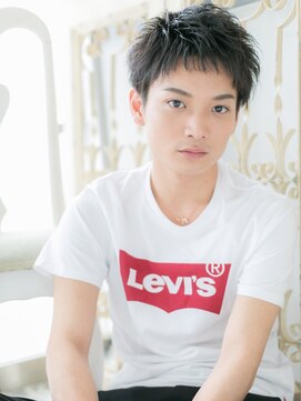 モッズ ヘア 福岡姪浜店(mod's hair) mod's姪浜/アッシュブラックツイストスパイラルベリーショートh