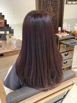 ヘアリゾート粋 ティガ 池袋店(tiga)&nbsp;髪質改善ストレート/セミロング/ショコラブラウン