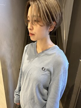 フェンヘアーアイス 中目黒(Fen.hair ici) 透明感カラー★ダブルカラーブリーチミルクティーベージュ