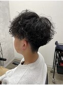刈り上げカーリーツイスパ