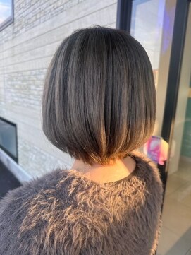 アース 検見川浜店(HAIR&MAKE EARTH) フレンジボブ×ハイトーンボブ