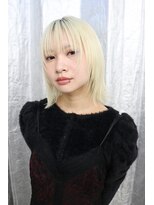 ステップボーンカット トーキョー(STEP BONE CUT TOKYO)&nbsp;【ステップボーンカット】ボブ/外ハネボブ/ホワイトブロンド