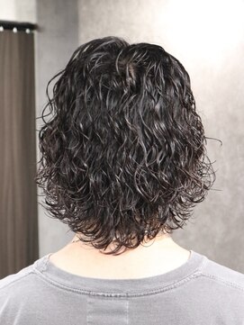 アンサー 渋谷(ANSWER) 波巻きスパイラル縦落ちパーマサーフカール