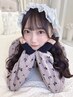 【8月限定】前髪/後れ毛カット+ケアカラー+3stepトリートメント　※指名不可