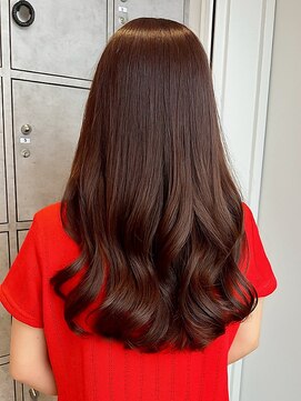ヘアリゾート粋 新宿三丁目本店 透明感/艶髪/チョコレートブラウン/レイヤーカット