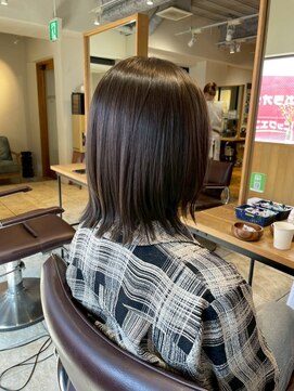 ムード(MOOD,) 暗めカラー/グランマッシュ[レイヤーカット/髪質改善/銀座]