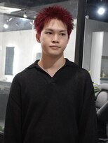 ラベル 渋谷(LAVEL)&nbsp;スパイキーショート/ブロンド/ブリーチカラー/抜きっぱなし