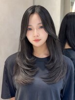 ロンドリメゾン 原宿(Lond re Maison.)&nbsp;暗めカラー/韓国レイヤー/マロンベージュ/くすみベージュ/原宿