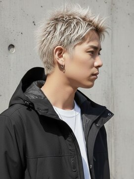 ヘアサロンエム 川越(HAIR SALON M) ブリーチ/ダブルカラー/スパイキーショート/短髪/川越/束感/