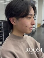 ルースト 八王子店(ROOST) メンズヘア/メンズカット/毛流れセンターパート/眉毛