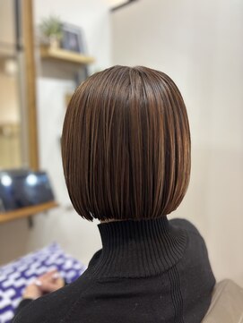 ルー ヘアー(luu hair) ケアカラー【美髪】ピンクみを含む柔らかなベージュ（ブリック）