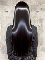 スターズ 柏(STARS)&nbsp;髪質改善 ネイビーブラック ロング 艶髪 トリートメント 20代