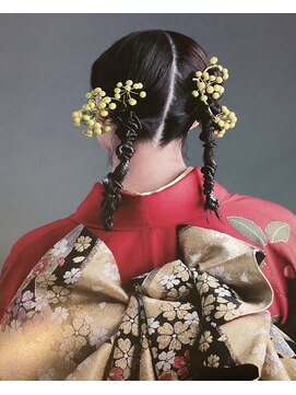 アウ美容室(au) 着付振り袖+ヘアアレンジセット