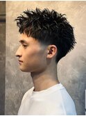 men'shair/テーパーフェード/スパイキーショート