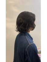 メリオル(MELIOR)&nbsp;メンズミディアムボブ＋パーマ