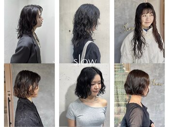 スロウヘアシェア(slow hair×share)の写真/理想のデザイン×個性を活かした扱いやすいパーマスタイルが人気！ワンランク上のお洒落ヘアを実現♪