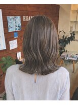 ハーツヘアーズ 上安店(HEARTS hair's)&nbsp;オリーブブラウンに細めハイライト♪