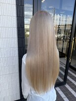 アース 長久手店(HAIR & MAKE EARTH)&nbsp;ツヤっと仕上げるミルクティーベージュ